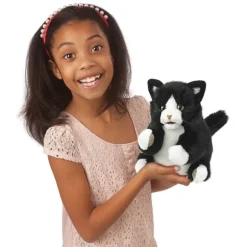Full Body Tuxedo Kitten Puppet by Folkmanis Puppets