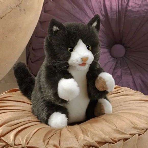 Full Body Tuxedo Kitten Puppet by Folkmanis Puppets