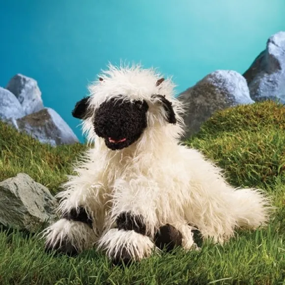 Full Body Valais Blacknose Sheep Puppet by Folkmanis Puppets