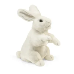 Full Body White Bunny Puppet by Folkmanis Puppets