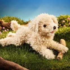 Full Body White Poodle Puppy Puppet by Folkmanis Puppets