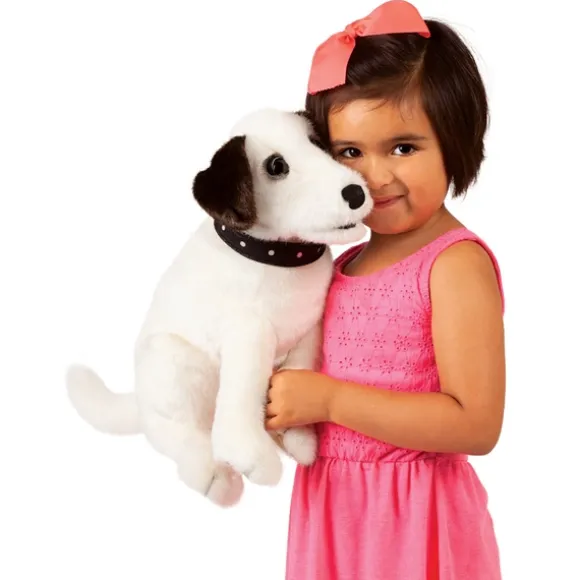 Full Body White Terrier Puppet by Folkmanis Puppets