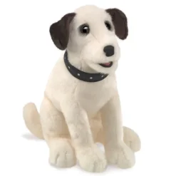 Full Body White Terrier Puppet by Folkmanis Puppets