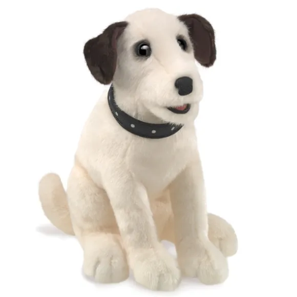 Full Body White Terrier Puppet by Folkmanis Puppets