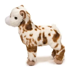 Gerti the Plush White and Brown Goat by Douglas