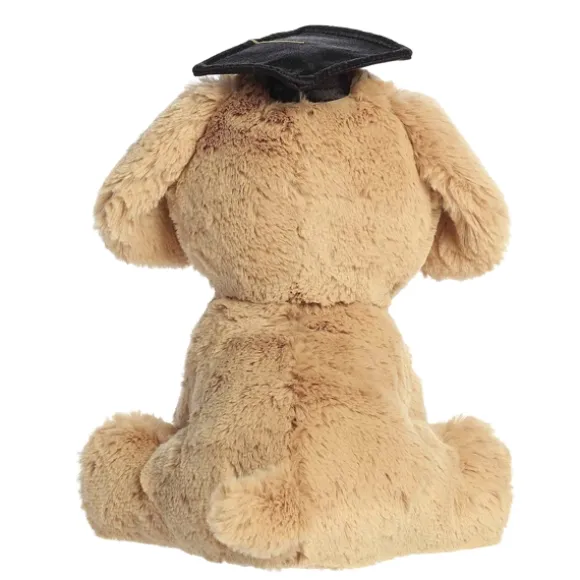 Golden Retriever Stuffed Dog with Graduation Cap and Diploma by Aurora