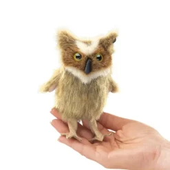 Great Horned Owl Finger Puppet by Folkmanis Puppets