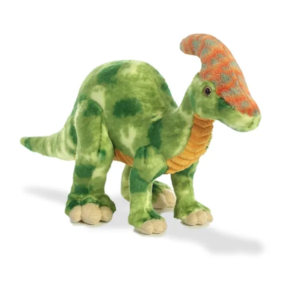 Green Parasaurolophus Stuffed Animal by Aurora