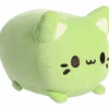 Green Tea the Green Stuffed Cat Meowchi Plush by Aurora
