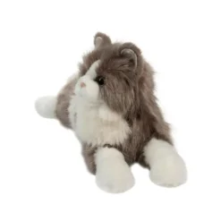 Gretta the DLux Stuffed Gray and White Cat by Douglas