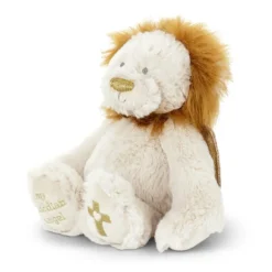 Guardian Angel Baby Safe Plush Beige Lion by Demdaco
