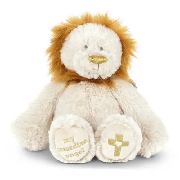 Guardian Angel Baby Safe Plush Beige Lion by Demdaco