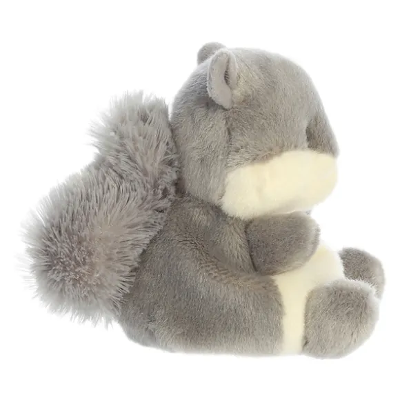 Gus the Plush Grey Squirrel Palm Pals by Aurora