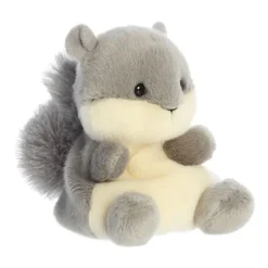 Gus the Plush Grey Squirrel Palm Pals by Aurora