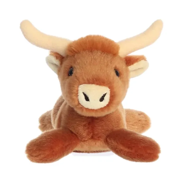 Haddow the Stuffed Highland Cow Magnetic Shoulderkins Plush by Aurora