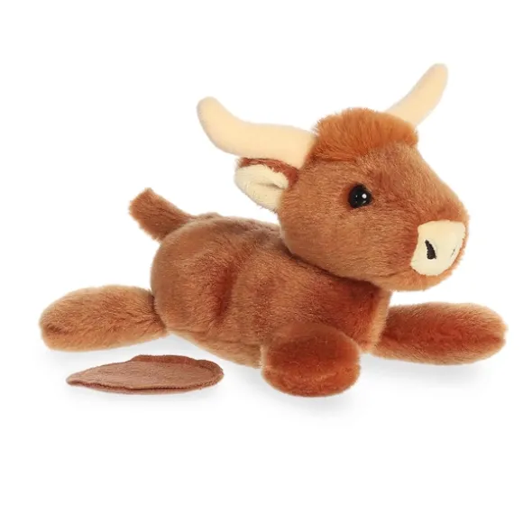 Haddow the Stuffed Highland Cow Magnetic Shoulderkins Plush by Aurora