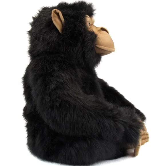 Handcrafted 18 Inch Lifelike Adult Chimpanzee Stuffed Animal by Hansa