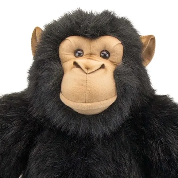 Handcrafted 18 Inch Lifelike Adult Chimpanzee Stuffed Animal by Hansa
