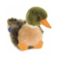 Handcrafted 4 Inch Lifelike Baby Mallard Duck Stuffed Animal by Hansa