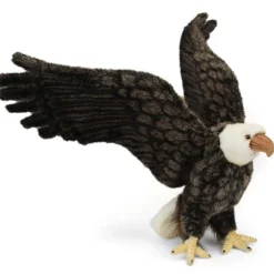 Handcrafted 27 Inch Lifelike Bald Eagle Stuffed Animal by Hansa
