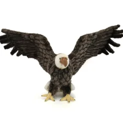 Handcrafted 27 Inch Lifelike Bald Eagle Stuffed Animal by Hansa