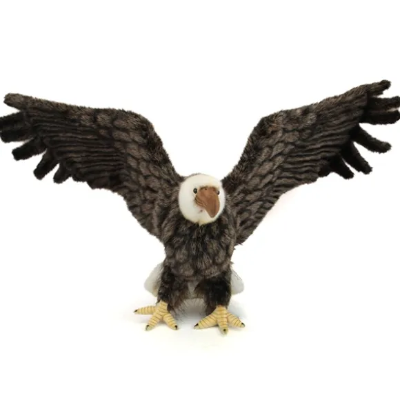Handcrafted 27 Inch Lifelike Bald Eagle Stuffed Animal by Hansa