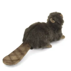 Handcrafted 6 Inch Lifelike Baby Beaver Stuffed Animal by Hansa