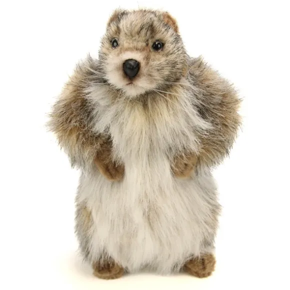 Handcrafted 9 Inch Lifelike Baby Groundhog Stuffed Animal by Hansa