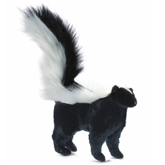 Handcrafted 14 Inch Lifelike Baby Skunk Stuffed Animal by Hansa