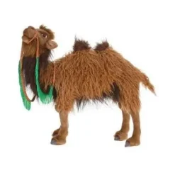 Handcrafted 19 Inch Lifelike Bactrian Camel Stuffed Animal by Hansa