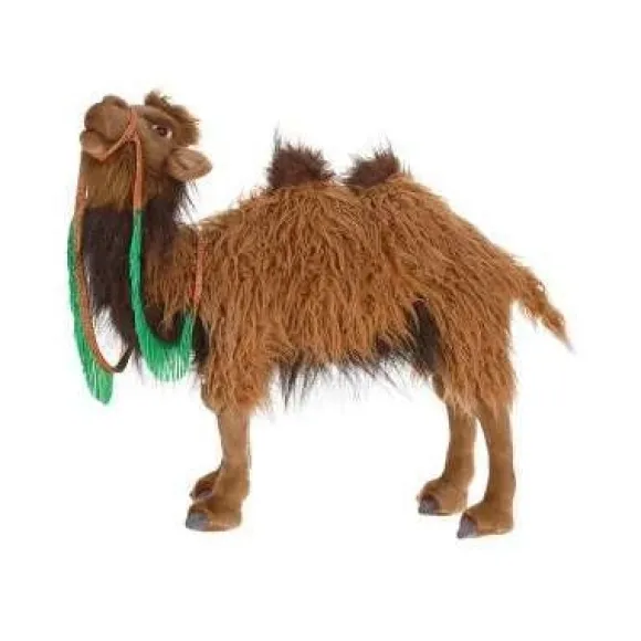 Handcrafted 19 Inch Lifelike Bactrian Camel Stuffed Animal by Hansa