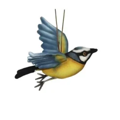 Handcrafted 8 Inch Lifelike Blue Bird Stuffed Animal by Hansa