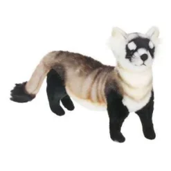 Handcrafted 16 Inch Lifelike Black-footed Ferret Stuffed Animal by Hansa