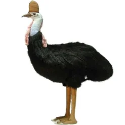 Handcrafted 29 Inch Lifelike Cassowary Stuffed Animal by Hansa