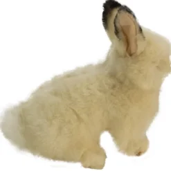 Handcrafted 9 Inch Lifelike Cream Bunny Stuffed Animal by Hansa