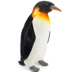 Handcrafted 14 Inch Lifelike Emperor Penguin Stuffed Animal by Hansa