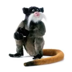 Handcrafted 12 Inch Lifelike Emperor Tamarin Stuffed Animal by Hansa