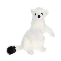 Handcrafted 12 Inch Lifelike Ermine Stuffed Animal by Hansa