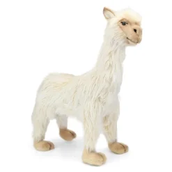 Handcrafted 17 Inch Lifelike Female Llama Stuffed Animal by Hansa