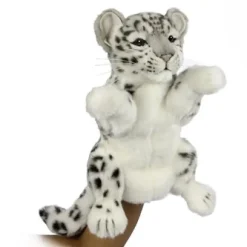 Handcrafted 12 Inch Lifelike Full Body Snow Leopard Puppet by Hansa