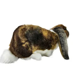 Handcrafted 9.5 Inch Lifelike German Lop Rabbit Stuffed Animal by Hansa