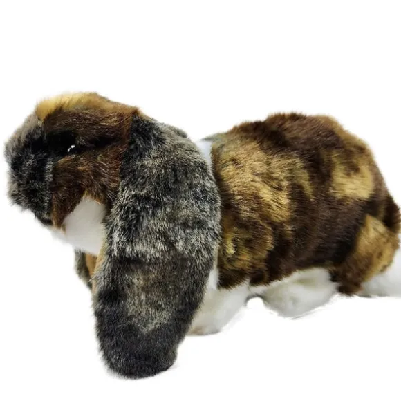 Handcrafted 9.5 Inch Lifelike German Lop Rabbit Stuffed Animal by Hansa