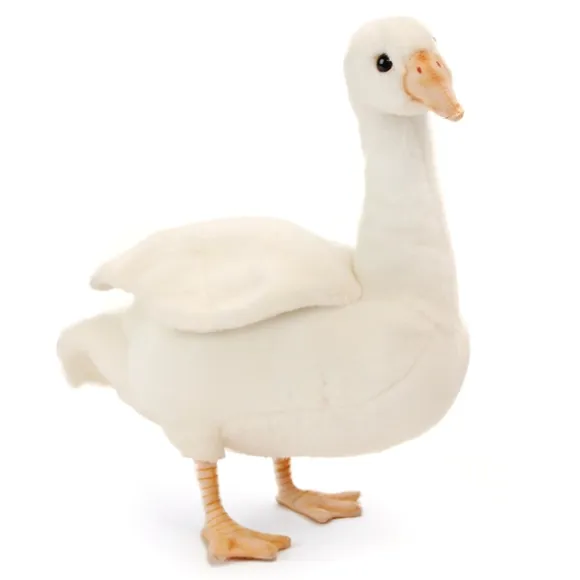 Handcrafted 9 Inch Lifelike Goose Stuffed Animal by Hansa