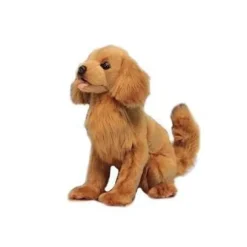 Handcrafted 11 Inch Lifelike Golden Retriever Puppy Stuffed Animal by Hansa