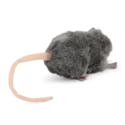 Handcrafted 5 Inch Lifelike Gray Rat Stuffed Animal by Hansa