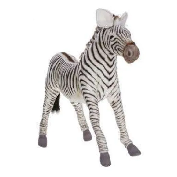 Handcrafted 26 Inch Lifelike Grevy's Zebra Stuffed Animal by Hansa