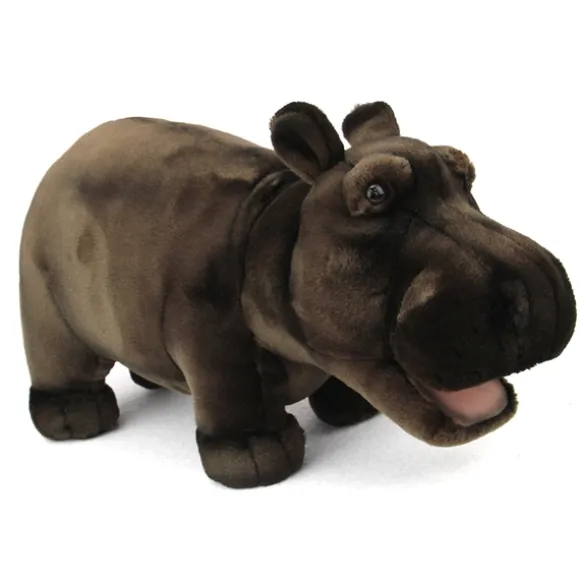 Handcrafted 18 Inch Lifelike Hippopotamus Stuffed Animal by Hansa