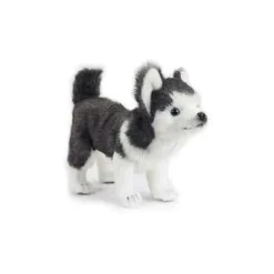 Handcrafted 11 Inch Lifelike Husky Puppy Stuffed Animal by Hansa