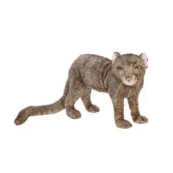 Handcrafted 19 Inch Lifelike Jaguarundi Stuffed Animal by Hansa