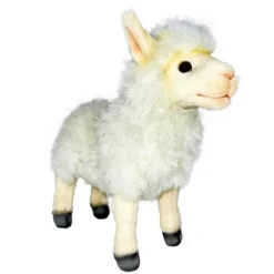 Handcrafted 7 Inch Lifelike Little White Lamb Stuffed Animal by Hansa